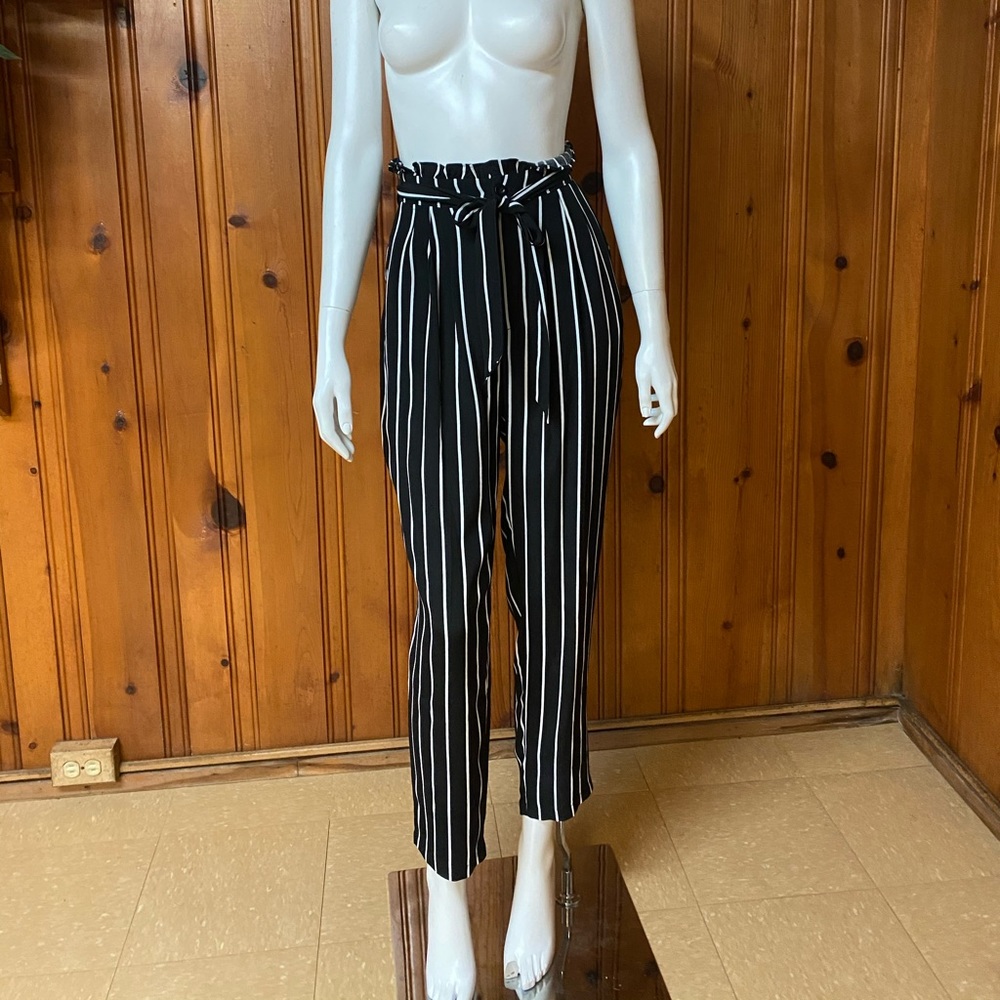 Striped palazzo pant